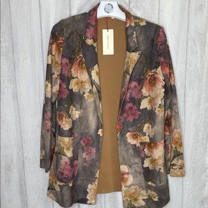 Solitaire Multicolor Floral Blazer